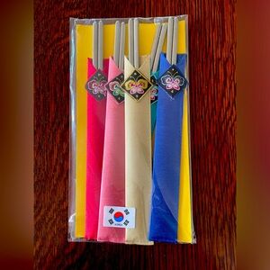 Silver chopsticks new from Korea